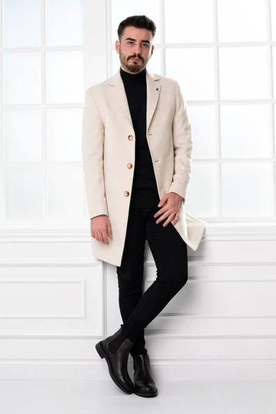 SİR SLİMFİT ERKEK KAŞE KABAN - 4