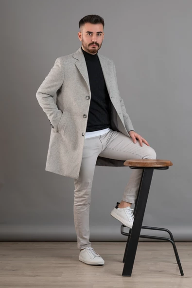 SİR SLİMFİT ERKEK KAŞE KABAN - 6