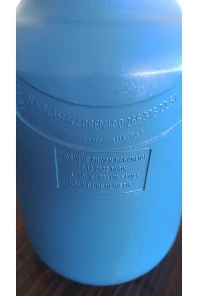 ŞEN PLASTİK 19 Lt Litre Varil Süt ,Salça,Yağ,Kuru Gıda Bidonu İçi Beyaz - 3