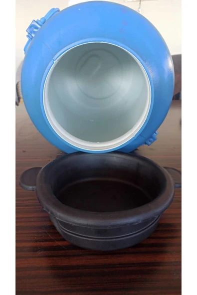 ŞEN PLASTİK 19 Lt Litre Varil Süt ,Salça,Yağ,Kuru Gıda Bidonu İçi Beyaz - 2