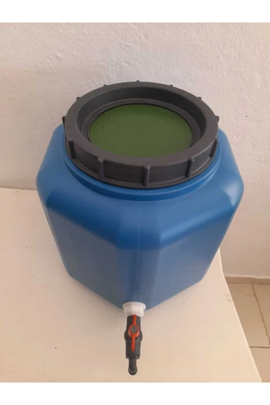 AKAY TİCARET 50 lt varil köşeli sızdırmaz musluklu - Resim 3