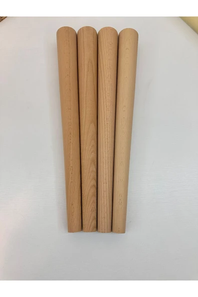 ODABAŞI MOBİLYA AHŞAP KONİK AYAK 4 ADET -45CM MONTAJ APARAT SETİ HEDİYE(4.6CM ÇAPINDA 1.SINIF) - Resim 4