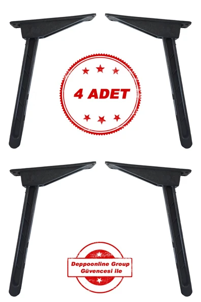 ShineLight Katlanır Plastik Siyah Ayak, Laptop Sehpası Yer Sofrası Sini Servis Keyif Kahvaltı Sehpası Ayağı ürün görseli