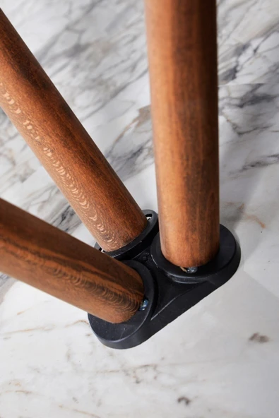 Dufella Design Zigon Sehpa 3 Adet Plastik Bağlantı Aparatı Açılı Vida Dahil 3'lü Ayaklara - 2