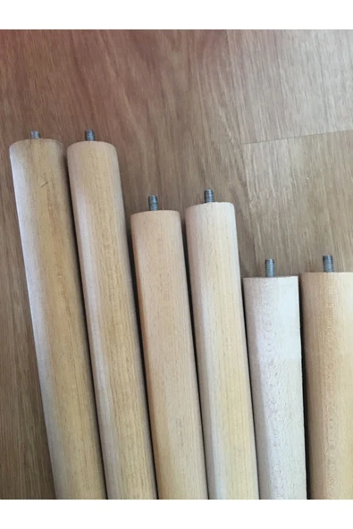 RAVZA MİNA Masa Ayağı 4 Adet 50 Cm Aparat Ve Vida Dahildir - Resim 2