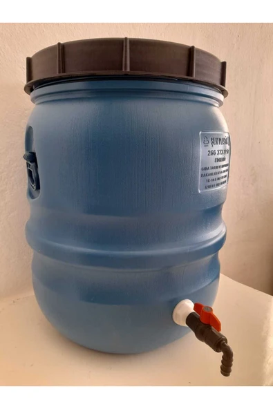 AKAY TİCARET 100 lt varil köşeli sızdırmaz musluklu ürün görseli