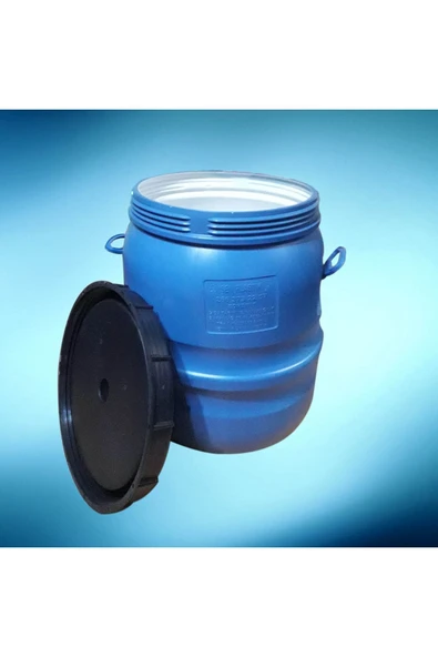 ŞEN PLASTİK 100 Lt Litre Varil Oval Içi Beyaz Plastik Yağ Zeytin Turşu Bidon ürün görseli