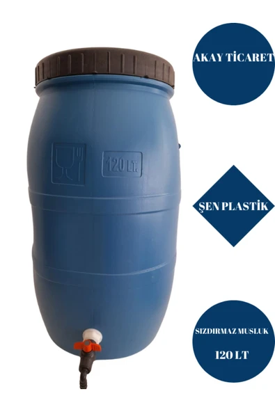 AKAY TİCARET 120 litre varil sızdırmaz musluk ürün görseli
