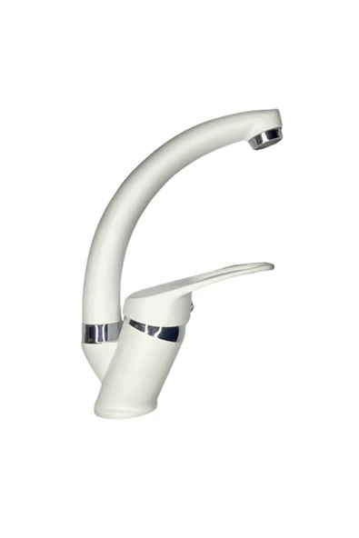 Beyaz Krom Lavabo Bataryası ürün görseli