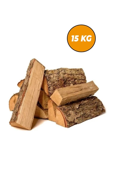 ACELEBOX Meşe Odunu Soba Şömine Için Parçalanmış 15 Kg Hakiki Meşe Odunu