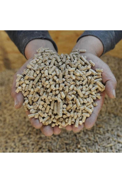 istanbul pelet A1 Kalite 20kg %100 Çam Peleti 6mm Yüksek Yanma Enerjisine Sahip Odun Peleti 20kg Şeffaf Poşet - 4