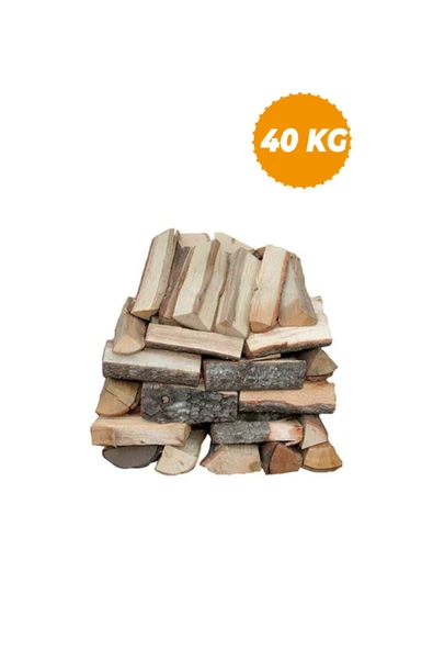 ACELEBOX Hakiki Meşe Odunu Soba Şömine Için Parçalanmış 40 Kg Meşe Odunu