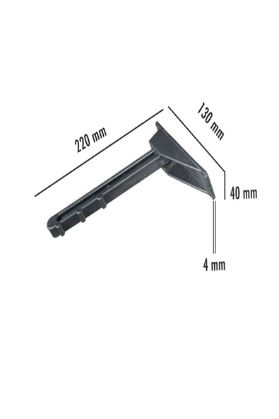 ÖZ İŞ MOBİLYA 1. Sınıf Sofra Ayağı Katlanır, Sofra Ve Sini Ayakları (SİYAH) 4 Adet - Masa Ayakları - Tek Ebat - Resim 2