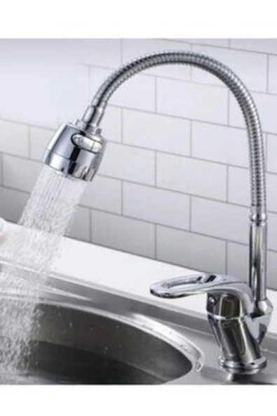 Oynar Borulu 2 Fonksiyonlu Mutfak Musluğu Bataryası Çeşmesi ürün görseli 1
