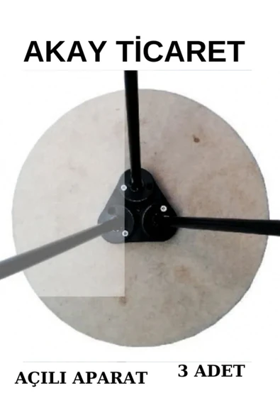 Akay 3'lü Açılı Aparat 3 Adet - Resim 4