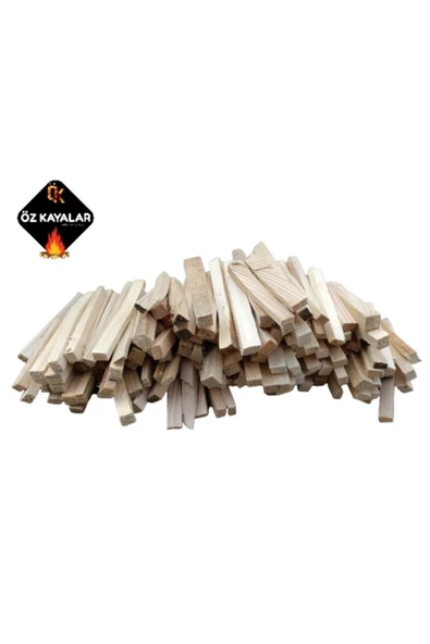 ÖZ KAYALAR MANGAL KÖMÜRÜ Tutuşturmalık Odun 1 Kg Mangal-soba-semaver-şöminelik Odun - 4