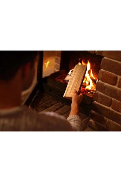 SAREYAPIVEHIRDAVAT 1.kalite Kuru Şöminelik Meşe Odunu 25kg - Resim 2