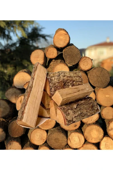 ODUN AL 20 Kg Lüx Kırılmış Meşe Odunui Şömine Odunu Bekletilmiş Kuru Odun ürün görseli