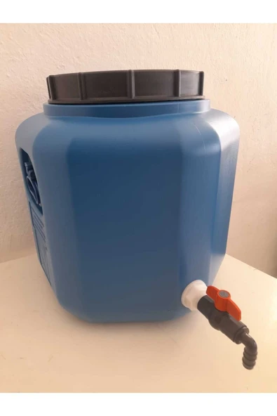 AKAY TİCARET 50 lt varil köşeli sızdırmaz musluklu ürün görseli