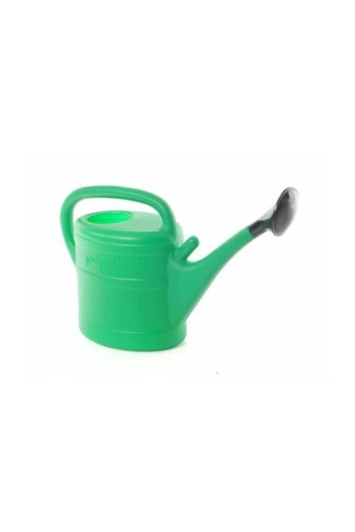 ÖZGEN Çiçek Sulama Bidonu - Yeşil Veya Turuncu Renk Şık Sulama Bidonu 10 Litre