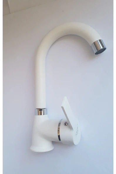 Beyaz - Krom Lavabo Bataryası ürün görseli 1