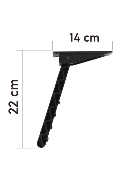 ZUBİZUBİ Sofra Ayağı Plastik Katlanır Yer Sofrası Sini Altı 4'lü 23 Cm - 2