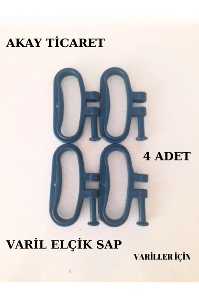 AKAY TİCARET Varil Elçik Sap 4 Adet - 2