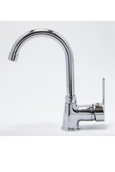 Krom Baston Borulu Lavabo Bataryası ürün görseli 1