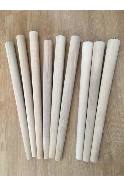 RAVZA MİNA Sehpa Ayağı 45 Cm Orta Sehpa Masa Ayağı Konik Ayak 4 Adet 45 Cm - Resim 2