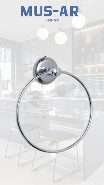 Krom Yuvarlak Havluluk ürün görseli 1