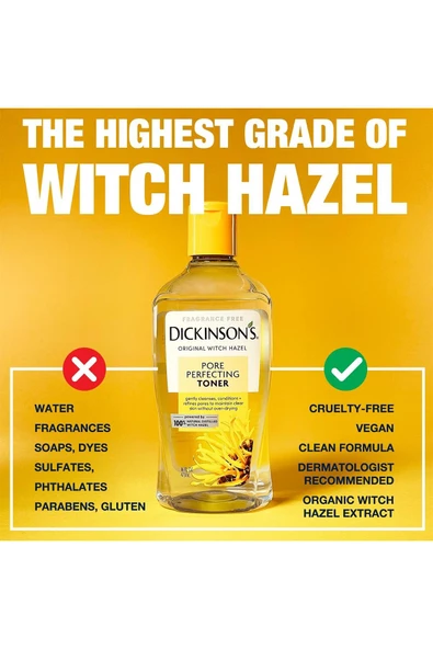 Dickinsons Witch Hazel Pore Perfecting Tonik 237ML - 4