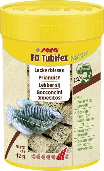 Sera FD Tubifex Nature 100ml 12gr