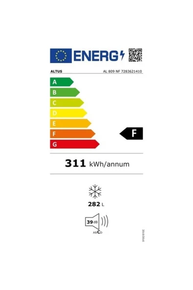 Altus Al 809 Nf 282 Litre 8 Çekmeceli Derin Dondurucu - Resim 2
