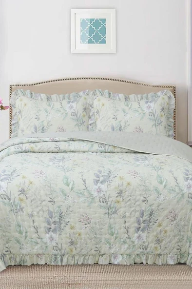 Breeze Orman Çiçekleri Çift Kişilik Yatak Örtüsü 240x260 ürün görseli
