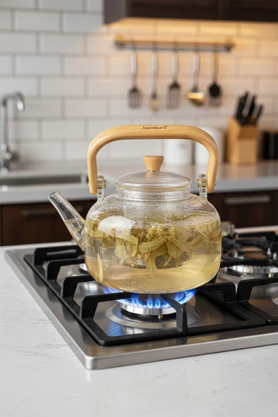 Bambum Ragnar - Cam Demlik 1000ml - Resim 2