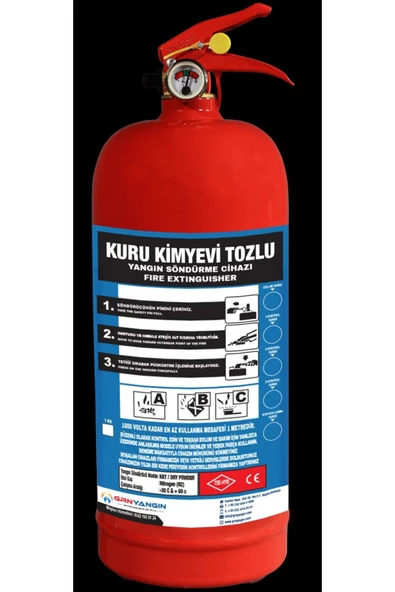 ünal grup  1 KG ARAÇ TİPİ KURUTOZLU YANGIN SÖNDÜRME CİHAZI