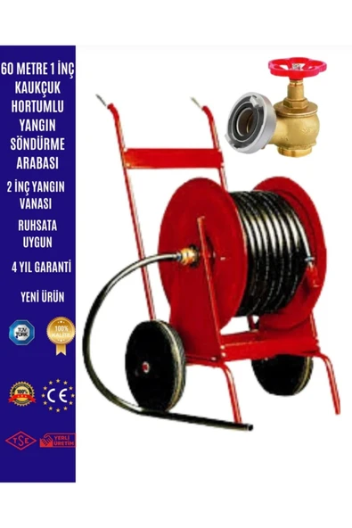 ünal grup  60 Metre Yangın Hortum Arabası+2 inç yangın vanası