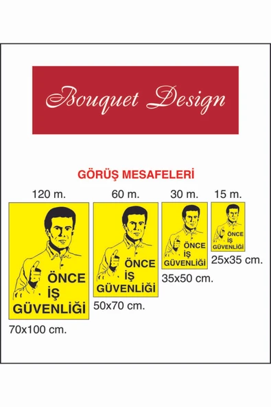 ünal grup  İÇİLMEZ SU UYARI LEVHASI 25X35CM - 2