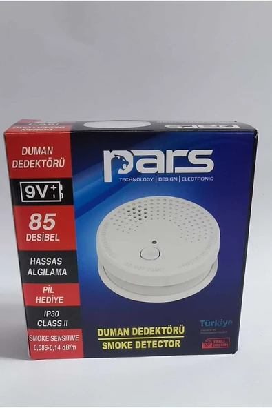 ünal grup  Pars D01 Duman Dedektörü -smoke Detector /pil Dahildir - 2