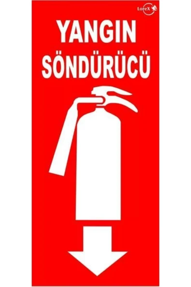 ünal grup  Yangın Tüpü Söndürme Cihazı Levhası.
