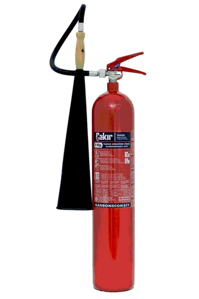 ünal grup  Yangın Tüpü 5 Kg Karbondioksitli Co2 Çakır