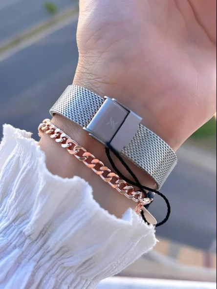 Daniel Klein Hasır Kordon 2 Yıl Garantili 3 Atm Suya Dayanıklı Kadın Kol Saati BDK.1.12789.4 - Resim 3