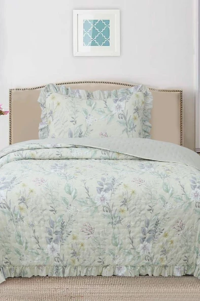 Breeze Orman Çiçekleri Tek Kişilik Yatak Örtüsü 180x240 ürün görseli