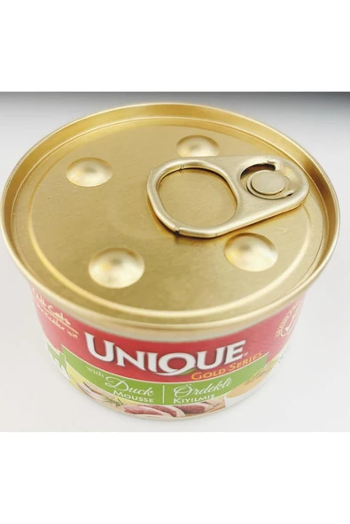 Gold Series Mousse Kıyılmış Ördekli Tahılsız Kedi Konservesi 85 Gr X 6 Adet ürün görseli 1
