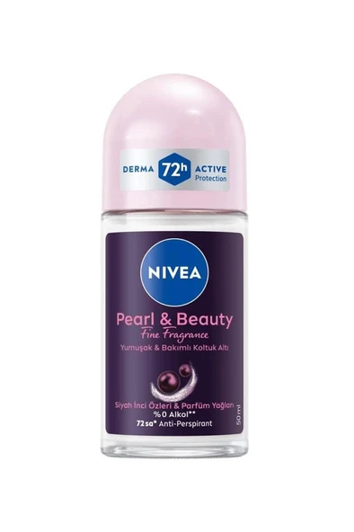 Nivea Pearl & Beauty Fine Fragrance 48H Kadın Roll-On Deodorant 50 ml