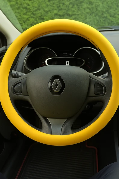 Silikon Direksiyon Kılıfı Sarı