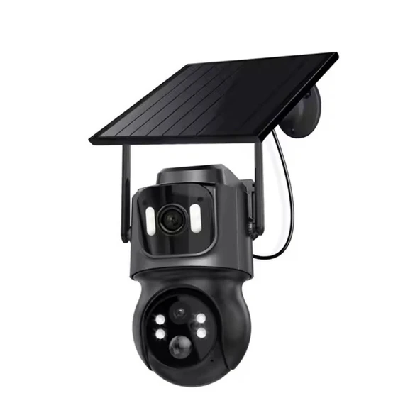 YS-09 WİFİ Dahili Kamera açık çift Lens WiFi GÜNEŞ PANELLİ