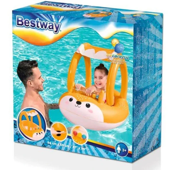 Bestway Gölgelikli Oyuncaklı Çocuk Botu 94x66 Cm - 34168 - 2