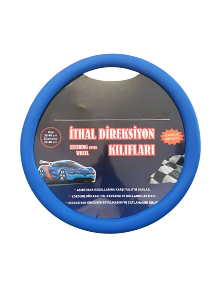 Silikon Direksiyon Kılıfı Mavi - 2