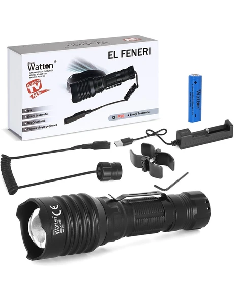 TG-10 ŞARJLI PROFESYONEL AV FENERİ WATTON WT-620 - 6